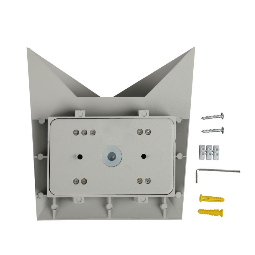 LED-Outdoor-Wandleuchte LED/5W/230V 4000K IP65 grau