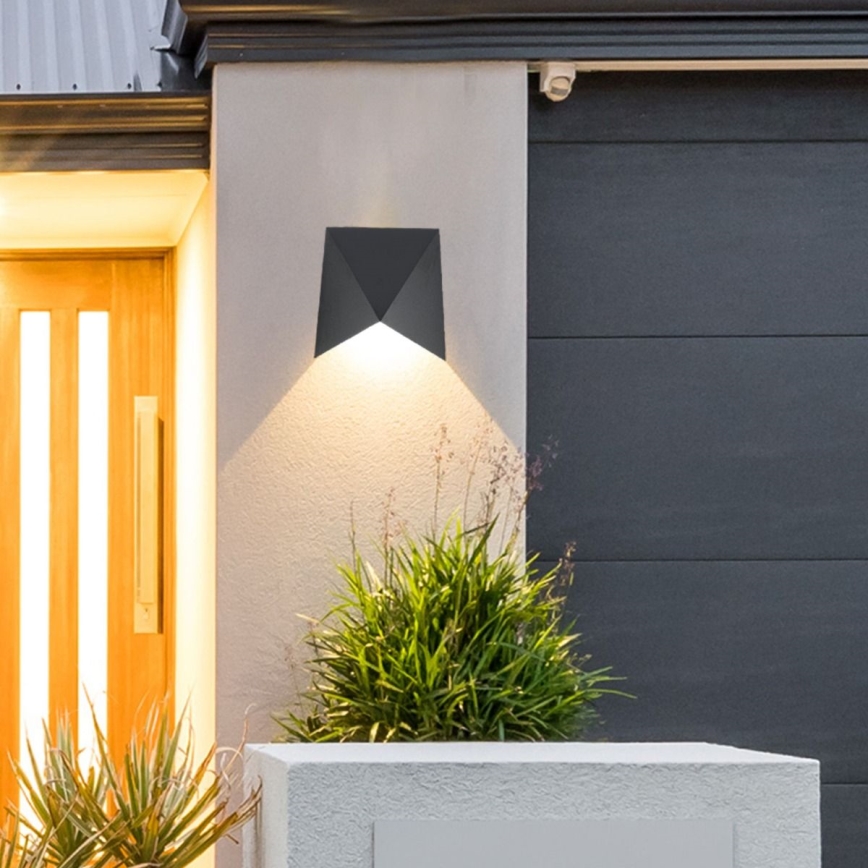 LED-Outdoor-Wandleuchte LED/5W/230V 4000K IP65 schwarz
