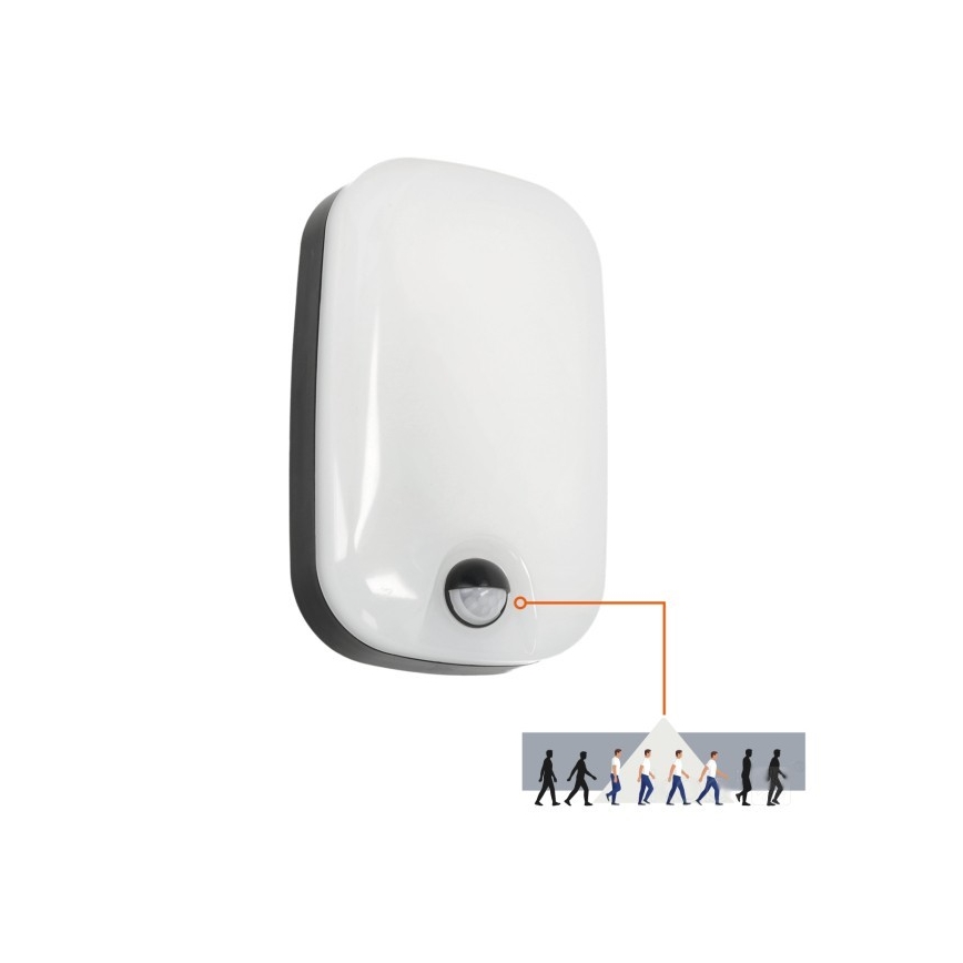 LED-Outdoor-Wandleuchte mit Bewegungs- und Dämmerungssensor BAVANO LED/15W/230V 3000/4000/5700K IP54