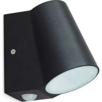 LED-Outdoor-Wandleuchte mit Sensor BUNOL LED/6W/230V IP44 schwarz