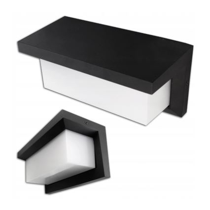 LED-Outdoor-Wandleuchte mit Sensor LED/12W/230V IP54 schwarz