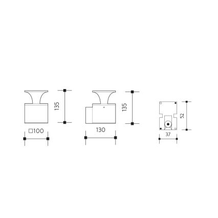 LED-Outdoor-Wandleuchte ORNELA LED/6W/230V 3000K IP54 anthrazit
