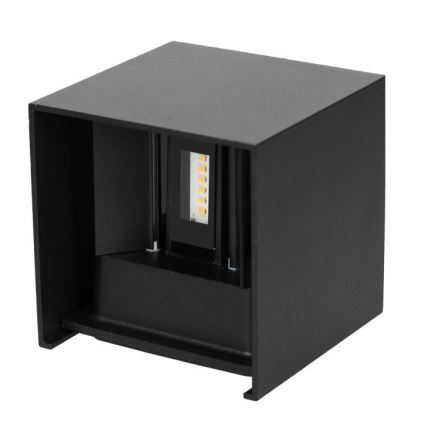 LED-Outdoor-Wandleuchte QUERK 2xLED/3W/230V 3000K IP54 schwarz