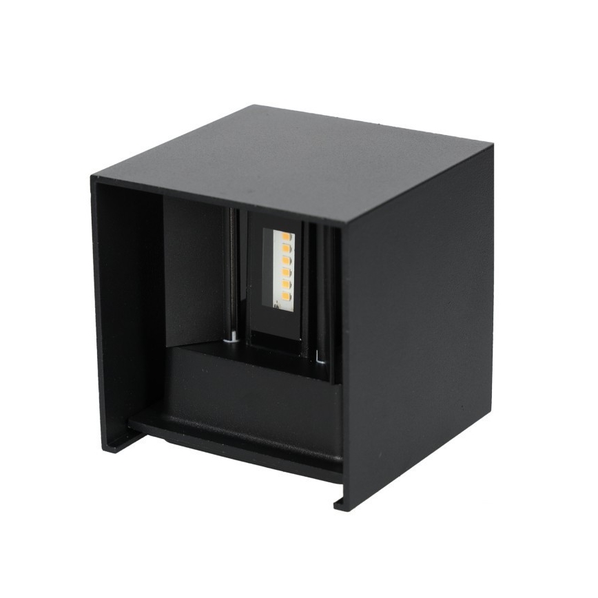 LED-Outdoor-Wandleuchte QUERK 2xLED/3W/230V 3000K IP54 schwarz