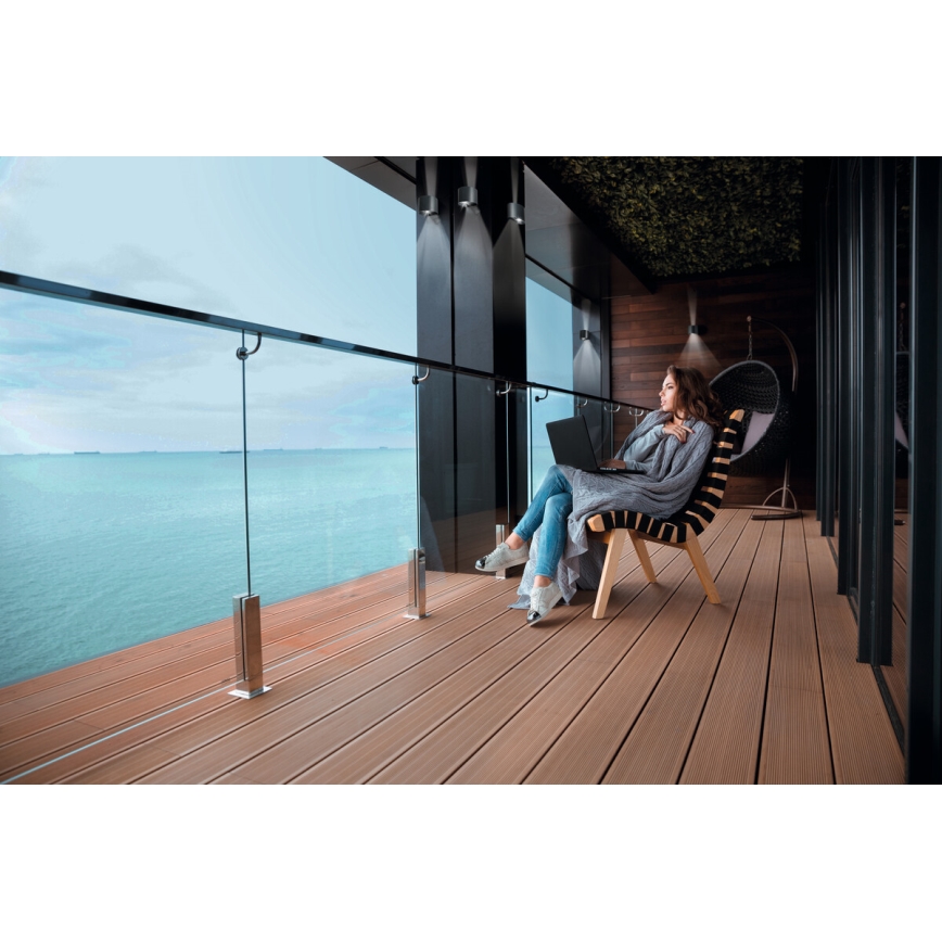 LED-Outdoor-Wandleuchte REKA LED/7W/230V IP54 anthrazit