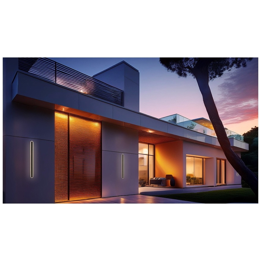 LED-Outdoor-Wandleuchte STICK LED/12W/230V IP65 3000K 30 cm