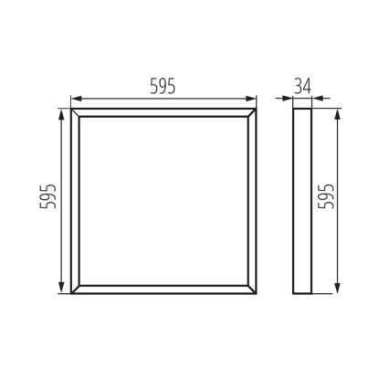 LED Panel BAREV LED/40W/230V