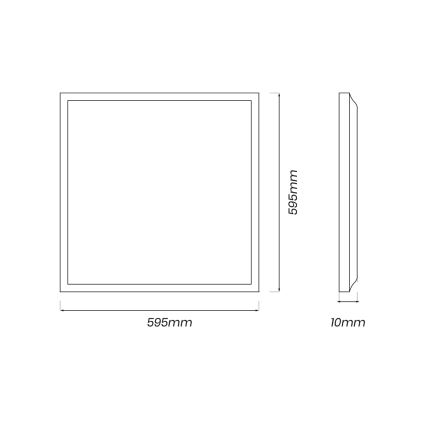 LED-Panel LED/48W/230V 4000K 60x60 cm