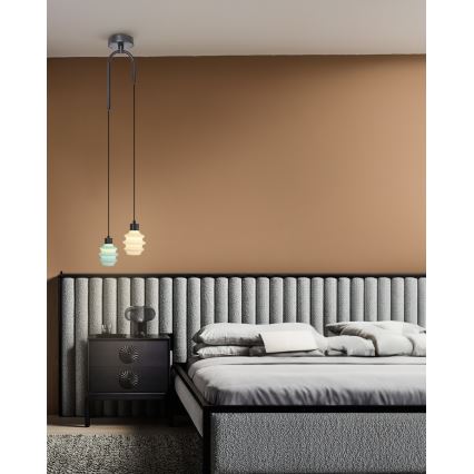 LED-Pendelleuchte am Kabel CACTUS LED/6W/230V 3000K grün/weiß