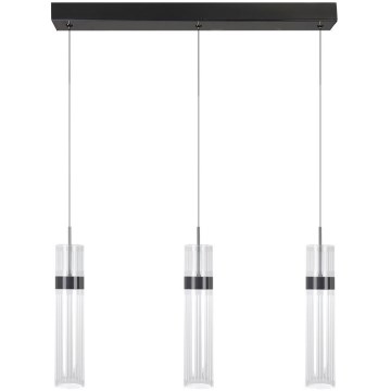LED-Pendelleuchte AMBIENTE, 3xLED/6W/230V, 3000/4000/6000K, schwarz