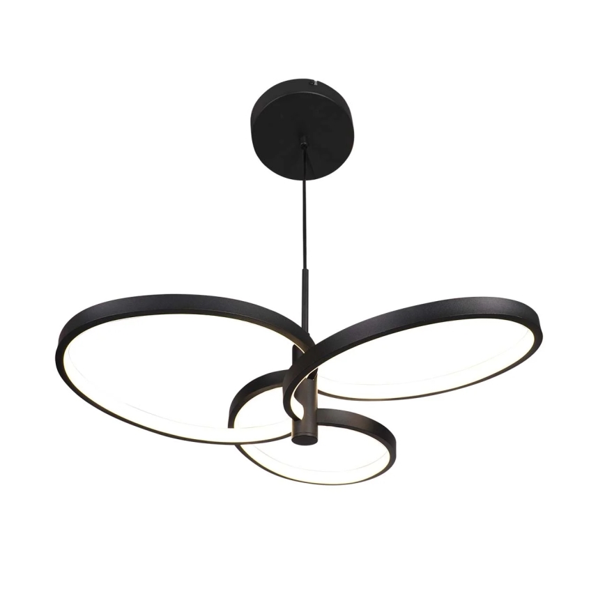 LED-Pendelleuchte an Drahtseil RIBBON LED/25W/230V 4000K schwarz