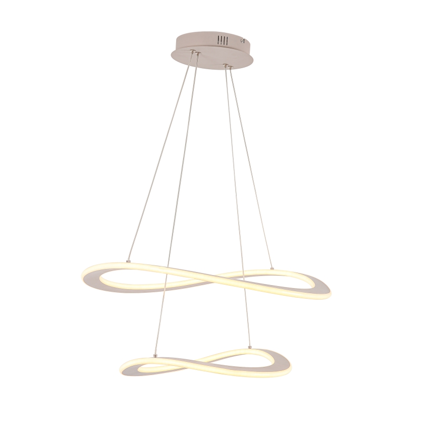 LED-Pendelleuchte an Kabel CASHMERE LED/75W/230V Ø 59,5 beige
