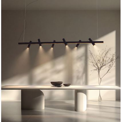 LED-Pendelleuchte an Kabel CLIO LED/29W/230V schwarz