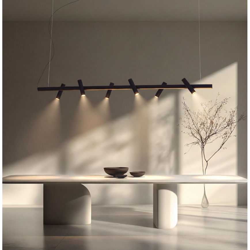 LED-Pendelleuchte an Kabel CLIO LED/29W/230V schwarz