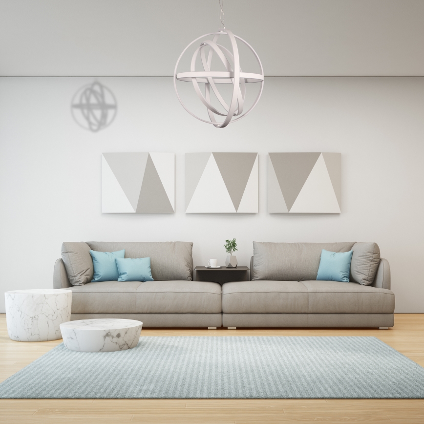 LED Pendelleuchte an Kabel COPERNICUS LED/260W/230V weiß