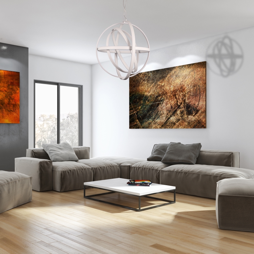 LED Pendelleuchte an Kabel COPERNICUS LED/260W/230V weiß