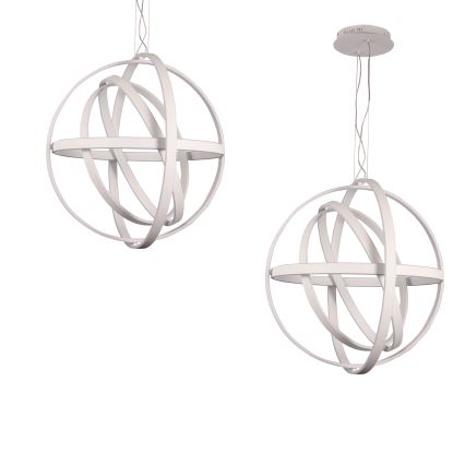 LED Pendelleuchte an Kabel COPERNICUS LED/260W/230V weiß