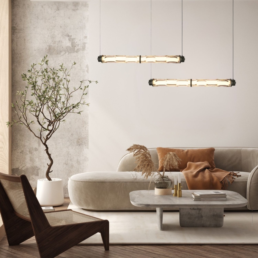 LED-Pendelleuchte an Kabel CORTE LED/18W/230V schwarz