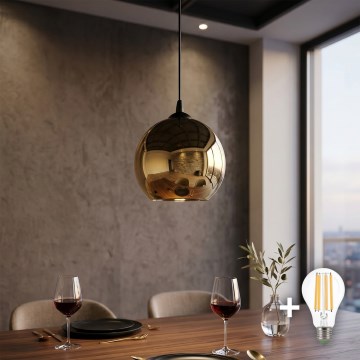 LED-Pendelleuchte an Kabel CUBUS 1xE27/15W/230V