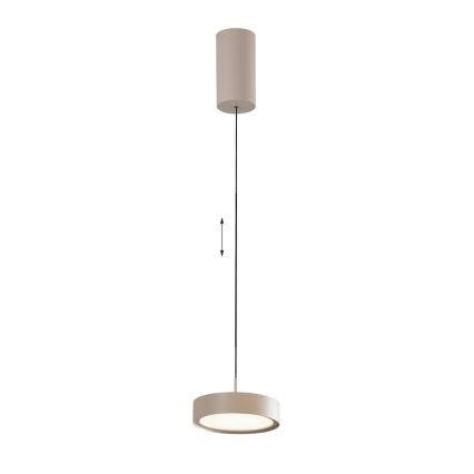 LED-Pendelleuchte an Kabel DENVER LED/21W/230V beige