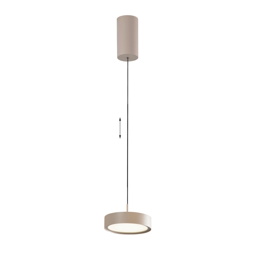 LED-Pendelleuchte an Kabel DENVER LED/21W/230V beige