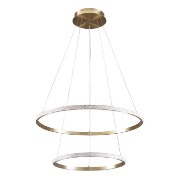 LED-Pendelleuchte an Kabel DIANA LED/44W/230V 4000K Ø 59 cm goldfarben