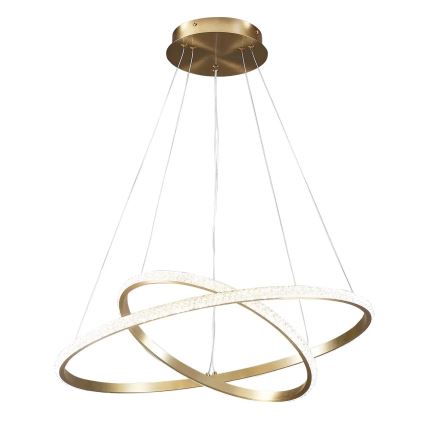 LED-Pendelleuchte an Kabel DIANA LED/44W/230V 4000K Ø 59 cm goldfarben