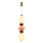 LED-Pendelleuchte an Kabel FLORES LED/15W/230V gold/orange/braun