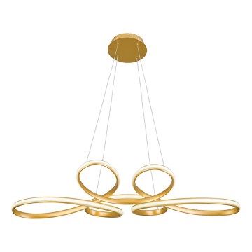 LED-Pendelleuchte an Kabel JILL LED/53W/230V, goldfarben
