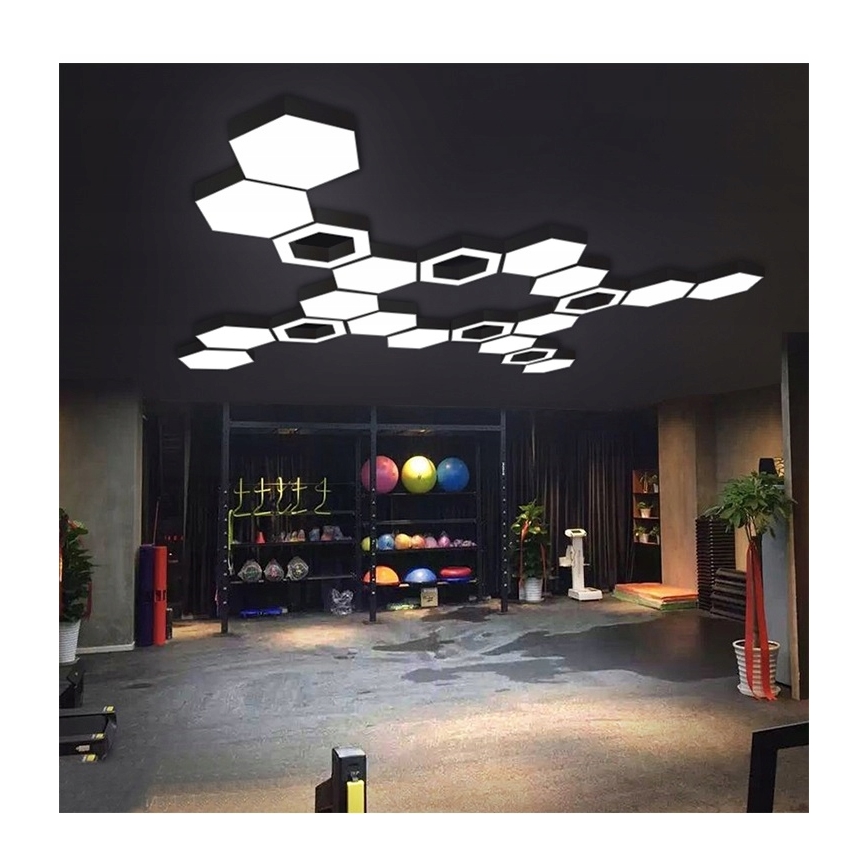 LED-Pendelleuchte an Kabel LED/20W/230V schwarz