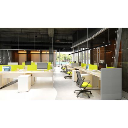 LED-Pendelleuchte an Kabel LED/44W/230V 4000K 120 cm schwarz