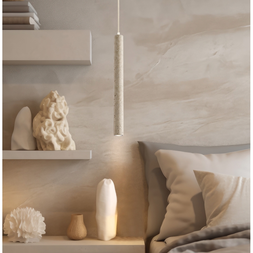 LED-Pendelleuchte an Kabel LEONARD LED/7W/230V beige