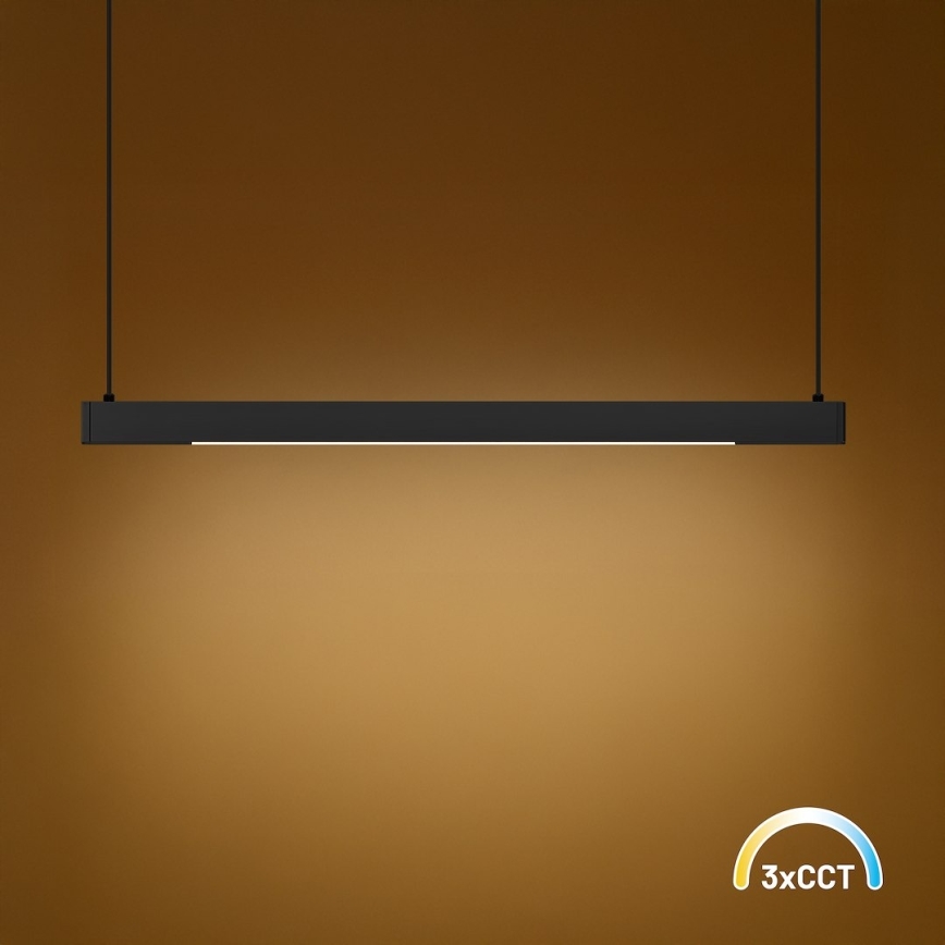 LED-Pendelleuchte an Kabel LINEA LED/36W/230V 3000/4000/5700K CRI 90 schwarz