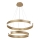 LED-Pendelleuchte an Kabel MARLEN LED/84W/230V, goldfarben