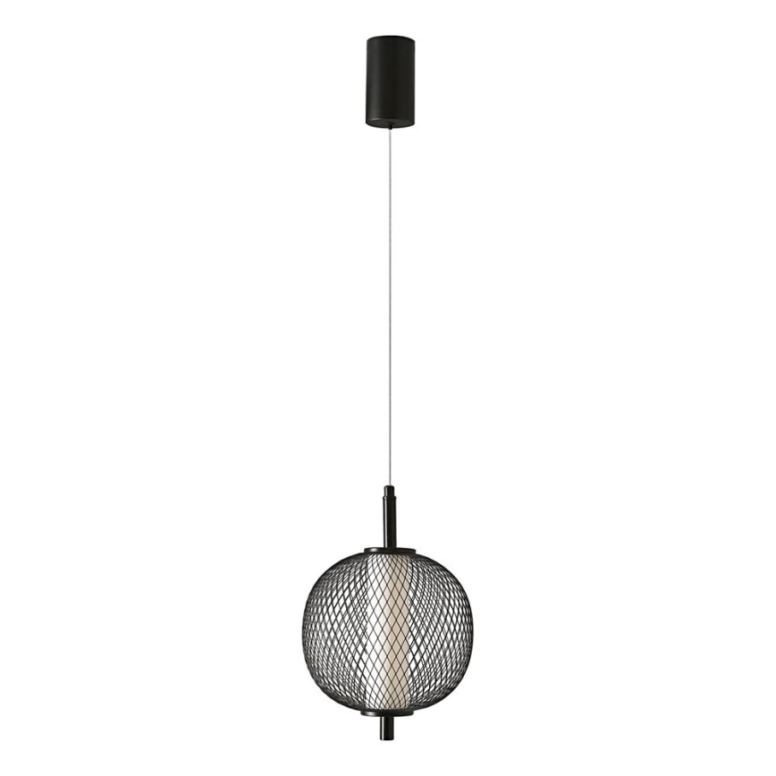 LED-Pendelleuchte an Kabel PUMA LED/10W/230V Ø 20 cm schwarz