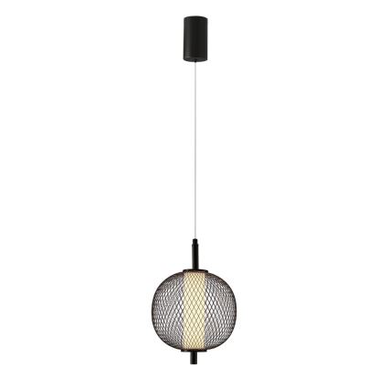 LED-Pendelleuchte an Kabel PUMA LED/10W/230V Ø 20 cm schwarz
