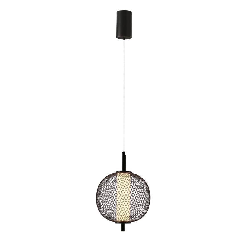 LED-Pendelleuchte an Kabel PUMA LED/10W/230V Ø 20 cm schwarz