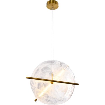 LED-Pendelleuchte an Kabel RELAX LED/15W/230V gold/weiß