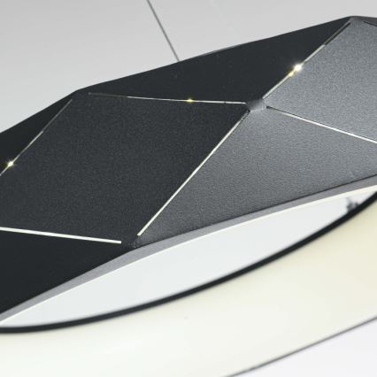 LED-Pendelleuchte an Kabel REUS LED/36W/230V 4000K Ø 61 cm schwarz