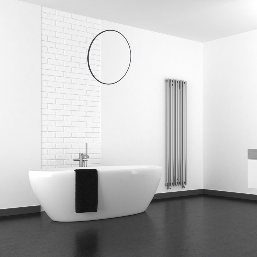 LED-Pendelleuchte an Kabel SATURNO LED/46W/230V Ø 80 cm IP44 schwarz