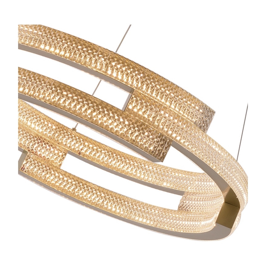 LED-Pendelleuchte an Kabel TARJA LED/36W/230V 3000/4000/6000K Ø 60 cm goldfarben