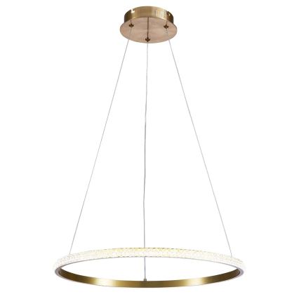 LED-Pendelleuchte an Seil DIANA LED/25W/230V 4000K Ø 50 cm goldfarben