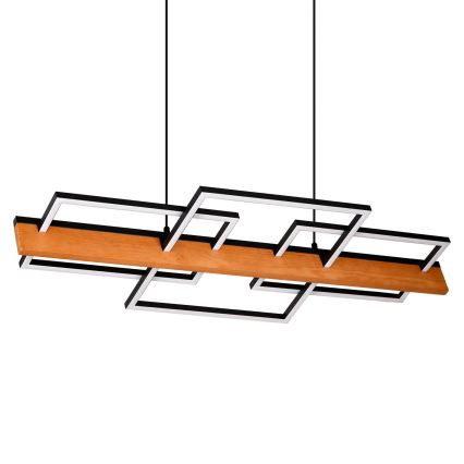 LED-Pendelleuchte an Seil LARYSA LED/35W/230V Kiefer