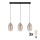 LED-Pendelleuchte an Seil SEBO 3xE27/15W/230V schwarz/rauchbeige