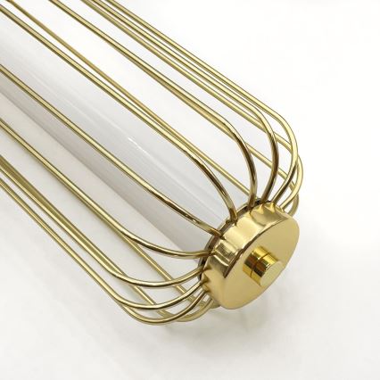LED-Pendelleuchte an Stahlseil BONNIE LED/10W/230V 3000K goldfarben