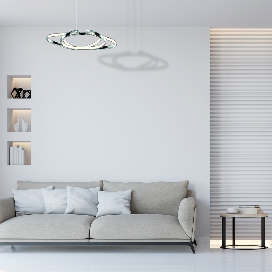 LED-Pendelleuchte an Stahlseil COPERNICUS LED/46W/230V