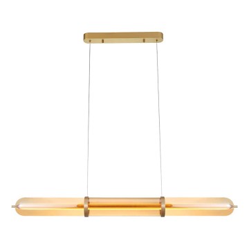 LED-Pendelleuchte an Stahlseil ELIANA LED/34W/230V, goldfarben