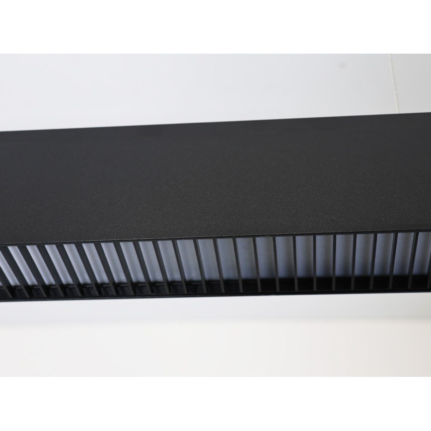 LED-Pendelleuchte an Stahlseil LED/55 W/230 V 3000/4000/6500 K 120 cm schwarz