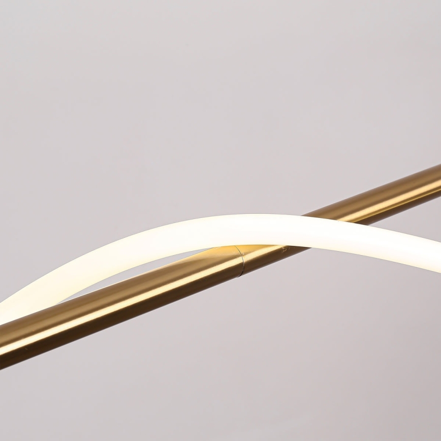 LED-Pendelleuchte an Stahlseil MELECA LED/24W/230V 3000/4000/6000K 100 cm goldfarben