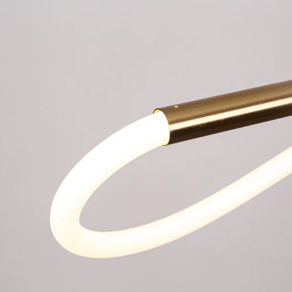 LED-Pendelleuchte an Stahlseil MELECA LED/24W/230V 3000/4000/6000K 100 cm goldfarben